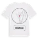 White t-shirt med Horndal t-shirt