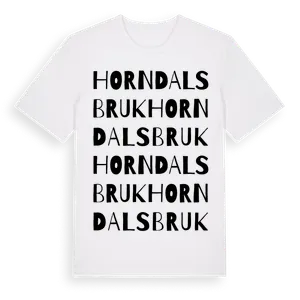 Horndals Bruk ordlek t-shirt – ekologisk bomull t-shirt från Pinshirt