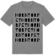 Mid Heather Gray t-shirt med Horntorpet ordlek t-shirt