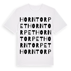 Horntorpet ordlek t-shirt – ekologisk bomull t-shirt från Pinshirt