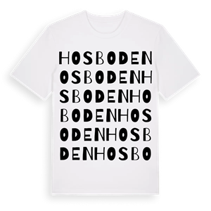 Hosboden ordlek t-shirt – ekologisk bomull t-shirt från Pinshirt