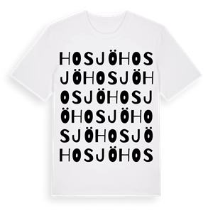 Hosjö ordlek t-shirt – ekologisk bomull t-shirt från Pinshirt