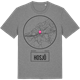 Mid Heather Gray t-shirt med Hosjö t-shirt