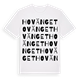 White t-shirt med Hovänget ordlek t-shirt