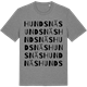 Mid Heather Gray t-shirt med Hundsnäs ordlek t-shirt