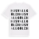 Husvallgölen ordlek t-shirt