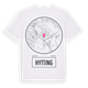 White t-shirt med Hytting t-shirt