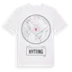 White t-shirt med Hytting t-shirt