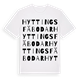 Hyttings fäbodar ordlek t-shirt