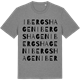 Mid Heather Gray t-shirt med Ibergshagen ordlek t-shirt