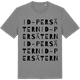 Mid Heather Gray t-shirt med Id-Persätern ordlek t-shirt