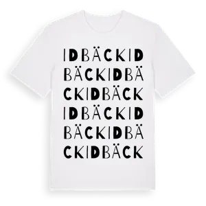 Idbäck ordlek t-shirt – ekologisk bomull t-shirt från Pinshirt