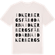 Vintage White t-shirt med Idkerbergsfäbodarna ordlek t-shirt