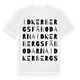Idkerbergsfäbodarna ordlek t-shirt