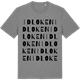Mid Heather Gray t-shirt med Idloken ordlek t-shirt