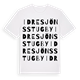 Idresjöns Stugby ordlek t-shirt