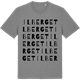 Mid Heather Gray t-shirt med Ilberget ordlek t-shirt