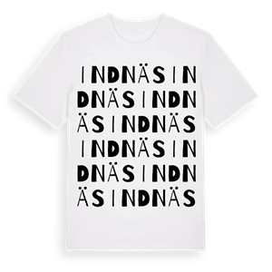 Indnäs ordlek t-shirt – ekologisk bomull t-shirt från Pinshirt