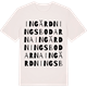 Vintage White t-shirt med Ingärdningsbodarna ordlek t-shirt