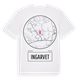 White t-shirt med Ingarvet t-shirt