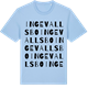 Blue Soul t-shirt med Ingevallsbo ordlek t-shirt