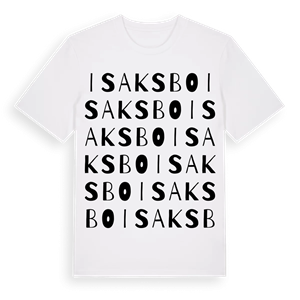 Isaksbo ordlek t-shirt – ekologisk bomull t-shirt från Pinshirt
