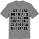 Mid Heather Gray t-shirt med Israelsbodarna ordlek t-shirt