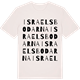 Vintage White t-shirt med Israelsbodarna ordlek t-shirt
