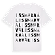 Issmarvål ordlek t-shirt