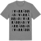Mid Heather Gray t-shirt med Ivarrännan ordlek t-shirt