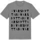 Mid Heather Gray t-shirt med Ivarshyttan ordlek t-shirt