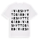 White t-shirt med Ivarshyttegård ordlek t-shirt