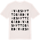 Vintage White t-shirt med Ivarshyttegård ordlek t-shirt