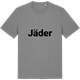 Mid Heather Gray t-shirt med Jäder fetstil t-shirt