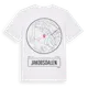 White t-shirt med Jakobsdalen t-shirt