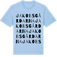 Blue Soul t-shirt med Jakobsgårdarna ordlek t-shirt