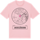 Pink Cotton t-shirt med Jakobsgårdarna t-shirt