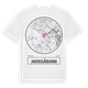White t-shirt med Jakobsgårdarna t-shirt