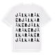 Jälkaråker ordlek t-shirt