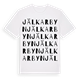 Jälkarbyn ordlek t-shirt