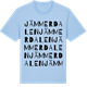 Blue Soul t-shirt med Jämmerdalen ordlek t-shirt