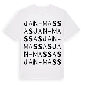 Jan-Massas ordlek t-shirt – ekologisk bomull t-shirt från Pinshirt