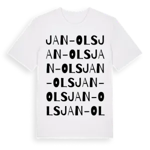 Jan-Ols ordlek t-shirt – ekologisk bomull t-shirt från Pinshirt