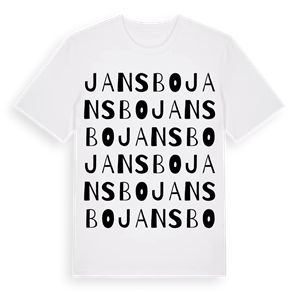 Jansbo ordlek t-shirt – ekologisk bomull t-shirt från Pinshirt