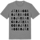 Mid Heather Gray t-shirt med Järbaggbo ordlek t-shirt