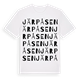 Järpåsen ordlek t-shirt