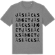 Mid Heather Gray t-shirt med Jäsbäcksänget ordlek t-shirt
