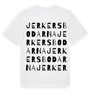 Jerkersbodarna ordlek t-shirt – ekologisk bomull t-shirt från Pinshirt