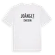 White t-shirt med Joänget i Sverige t-shirt