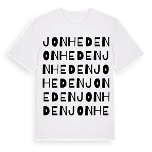 Jonheden ordlek t-shirt – ekologisk bomull t-shirt från Pinshirt